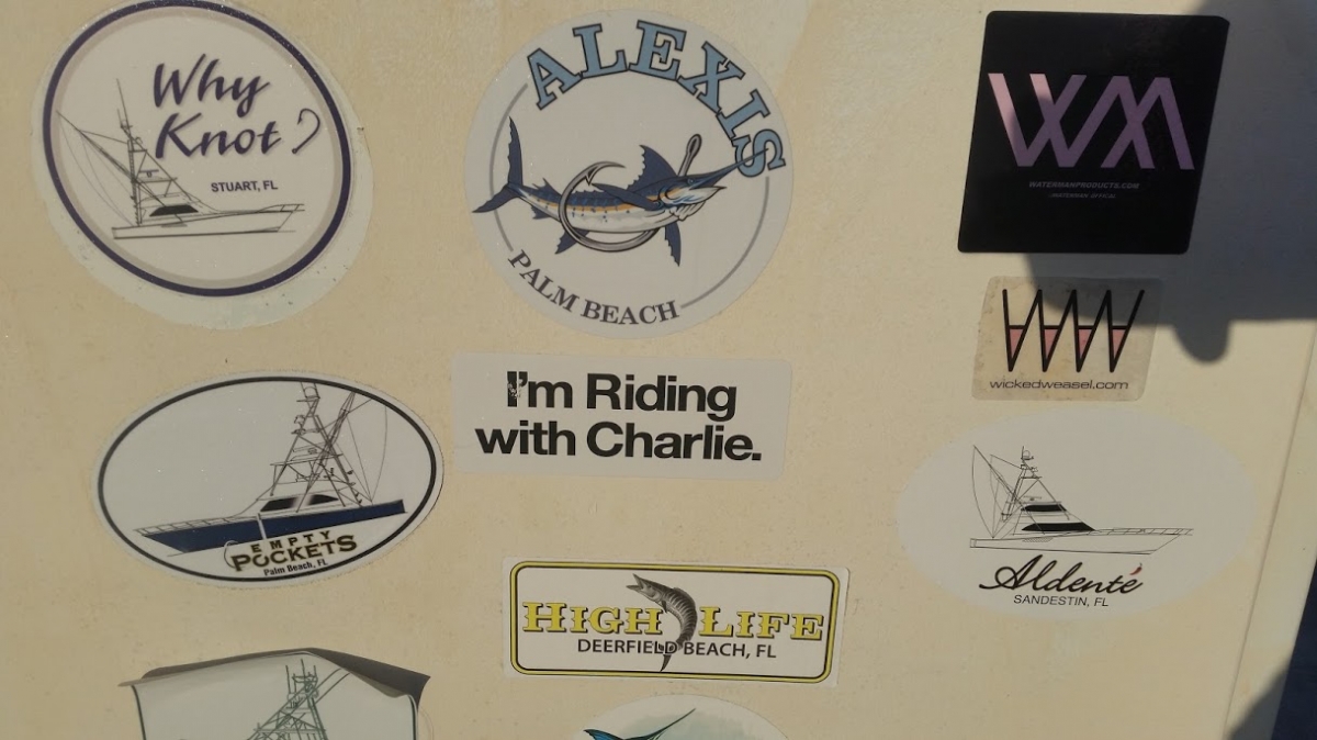 Im-Riding-With-Charlie-sticker