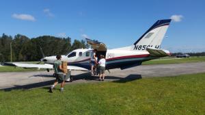 Loading planes in Lakeland, bound for Summerland Key